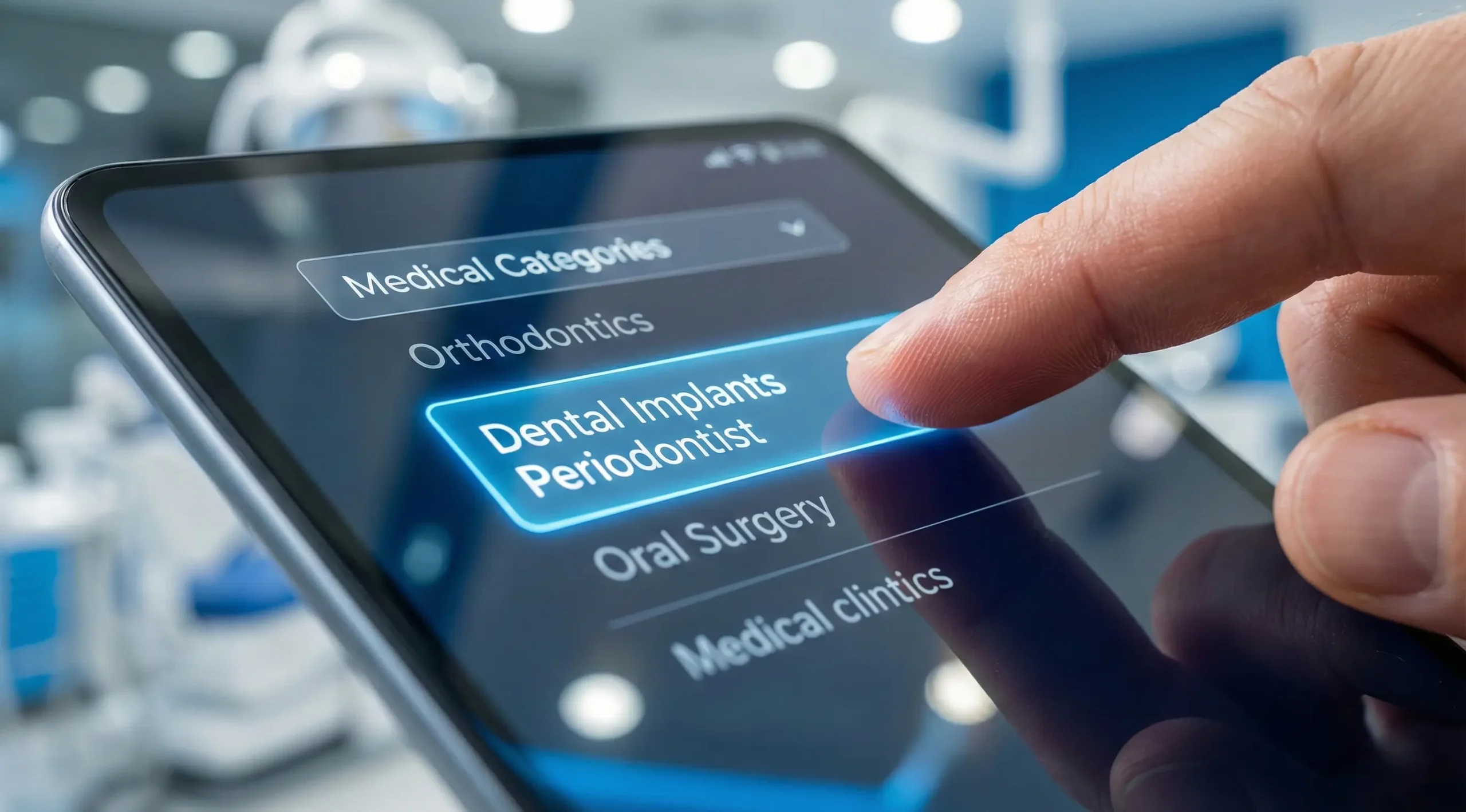 Selecting the right primary and secondary categories for a medical GMB profile.